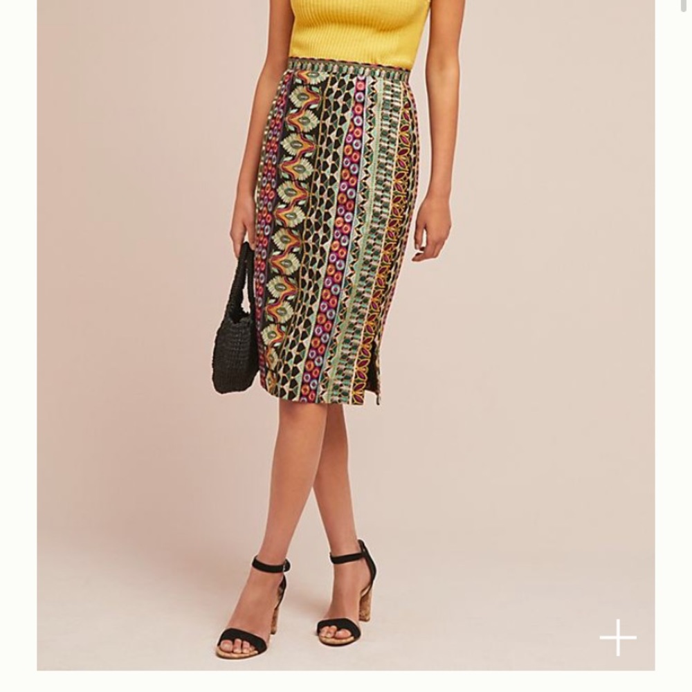 NWOT Anthropologie Vanessa Virginia pencil skirt
